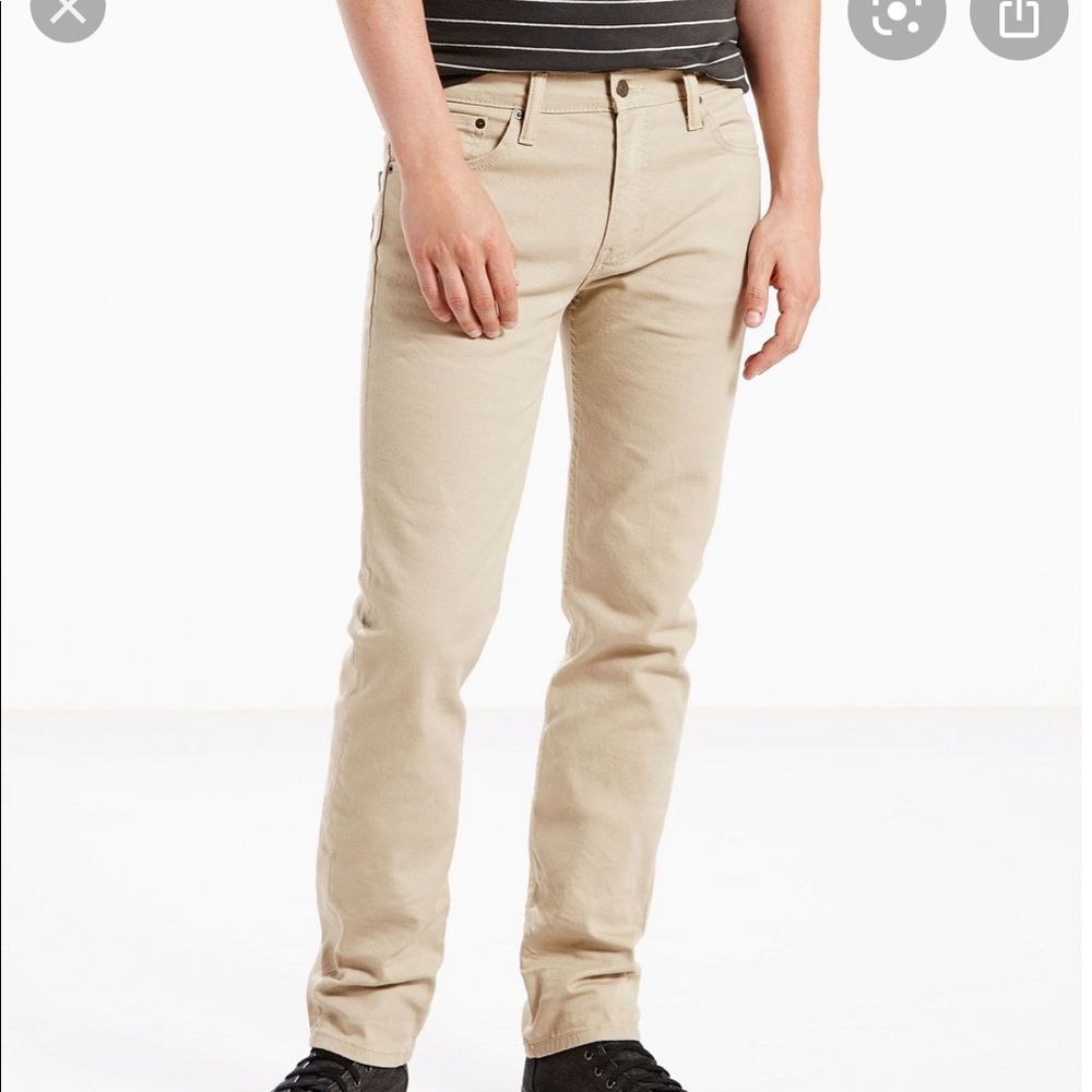 Levi's 511 Slim Fit beige 30"x30"